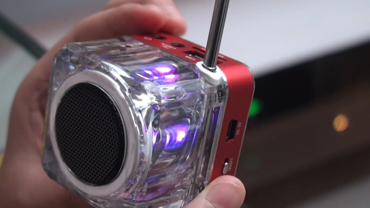 Multifunction Mini Digital Portable Music MP3/4 Player Micro SD/TF USB Disk Speaker FM Radio