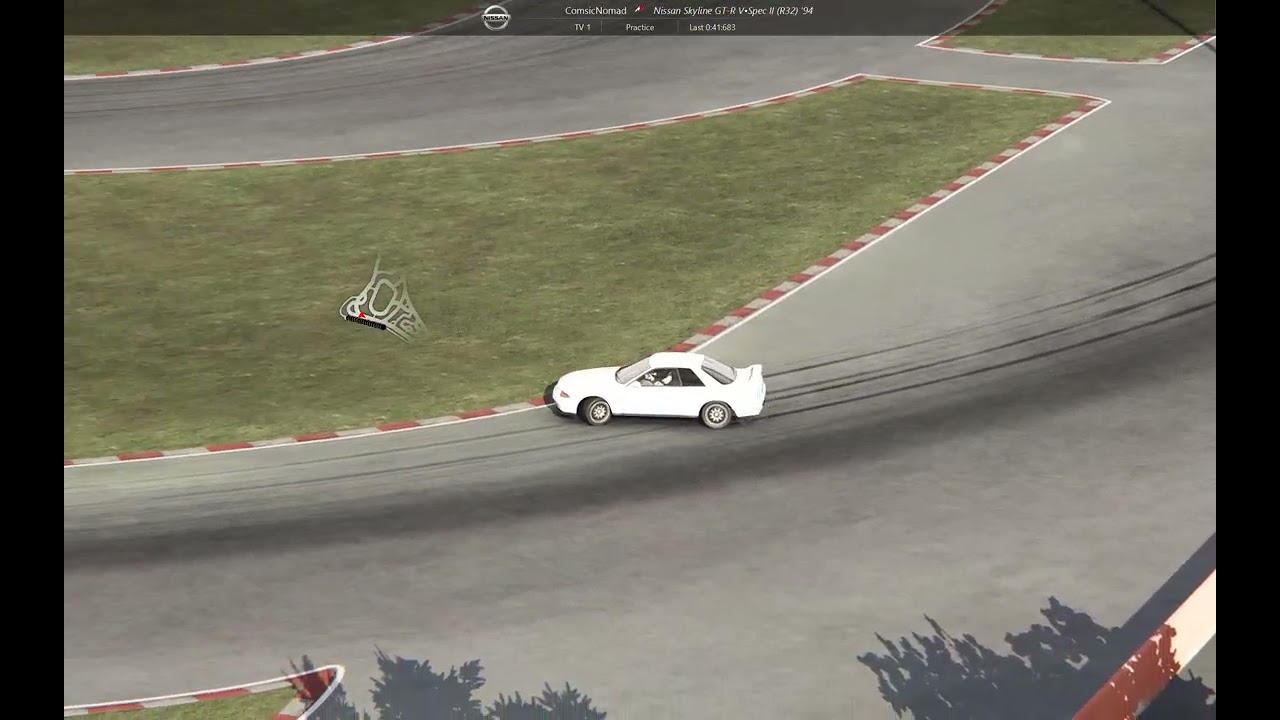 R32 stock drift test AC