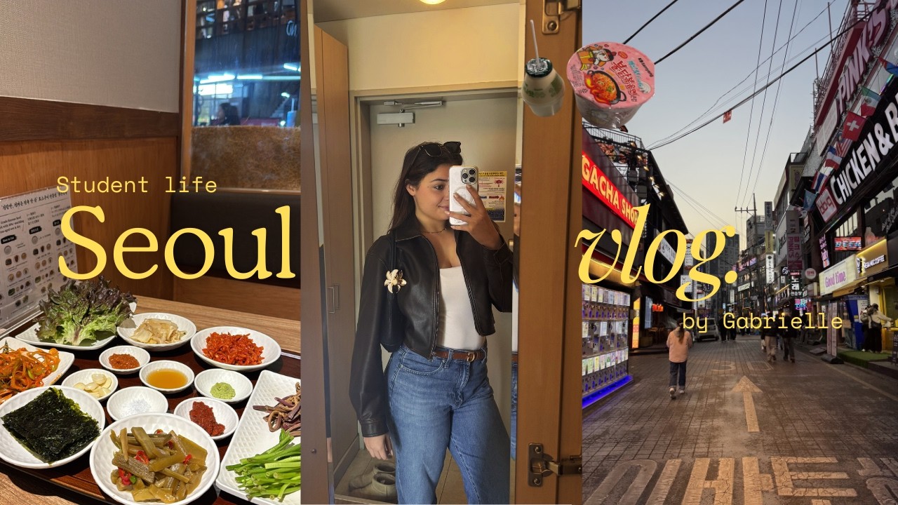 🇰🇷 Vlog 1 : Mon arrivée en tant qu'étudiante à Séoul !