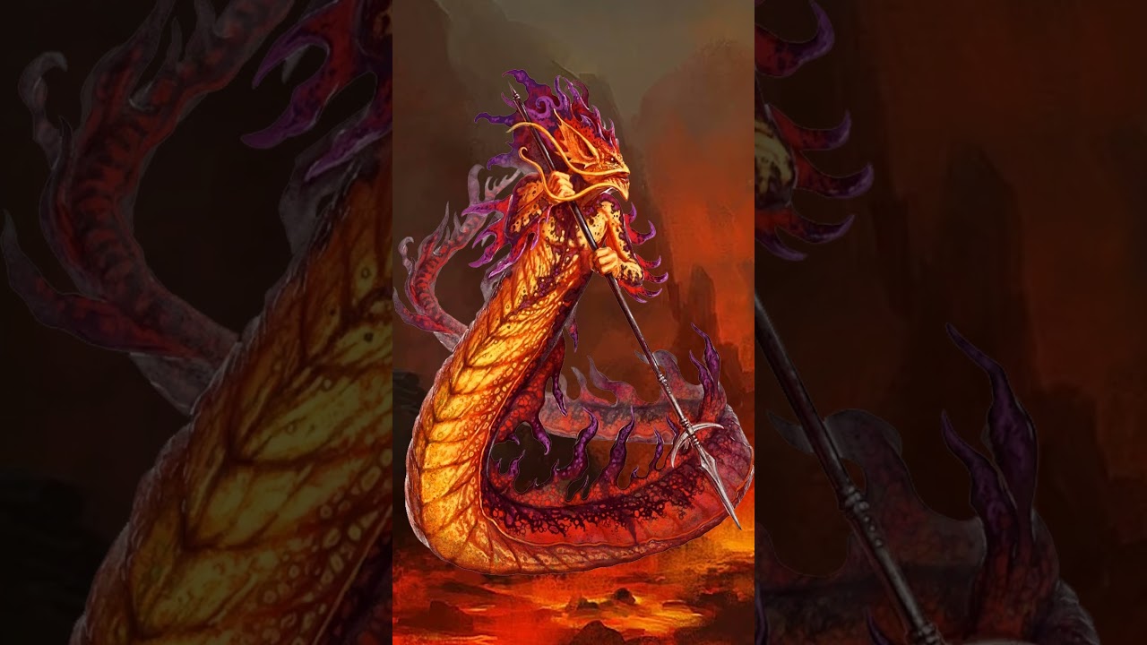 Дизайн монстров для D&D - Саламандры