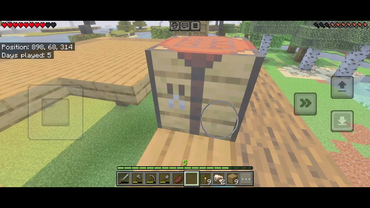Hari ke lima berpetualang di minecraft