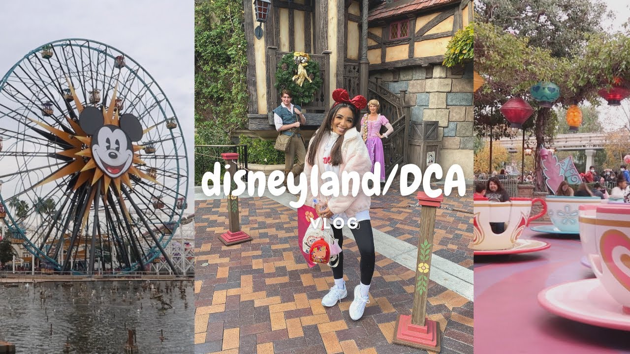 disneyland/dca vlog!! (watch the disney christmas parade with me + eat more food)