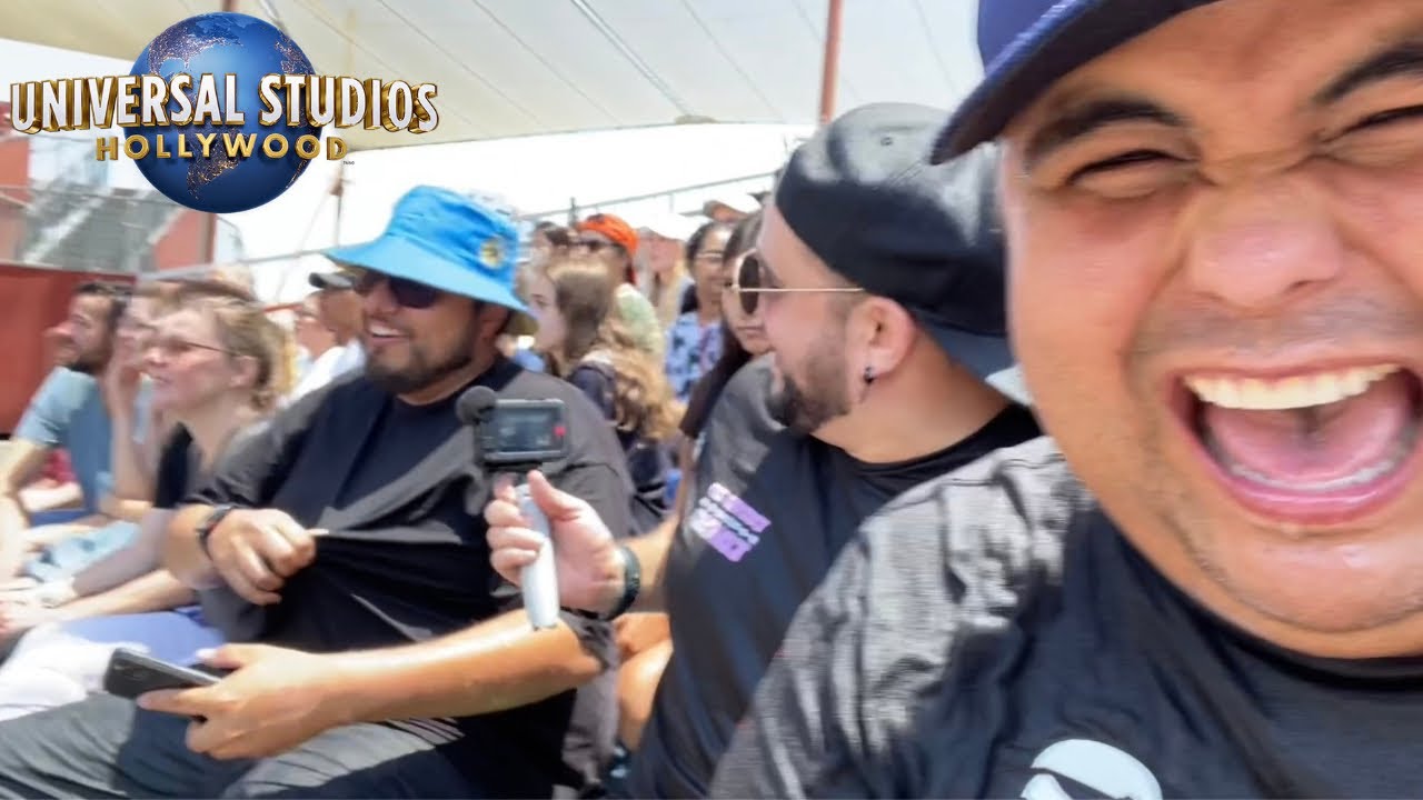 Видеоблог Universal Studios Hollywood — Лучший завтрак! Промокший первый ряд и новый тур по студи...
