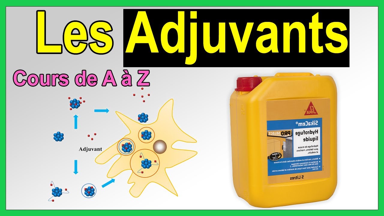 Chapitre : Les Adjuvants - Cours Matériaux de Construction