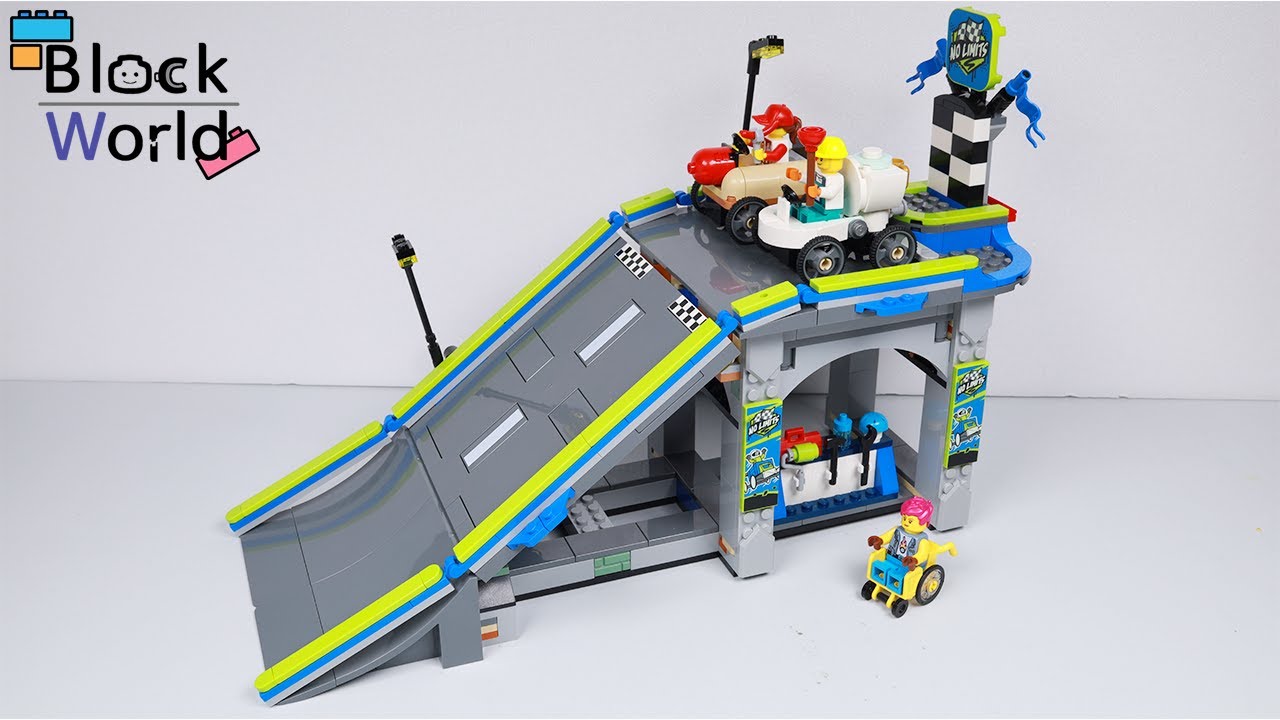Lego City 60460 No Limits: Race Car Ramp Track speed build
