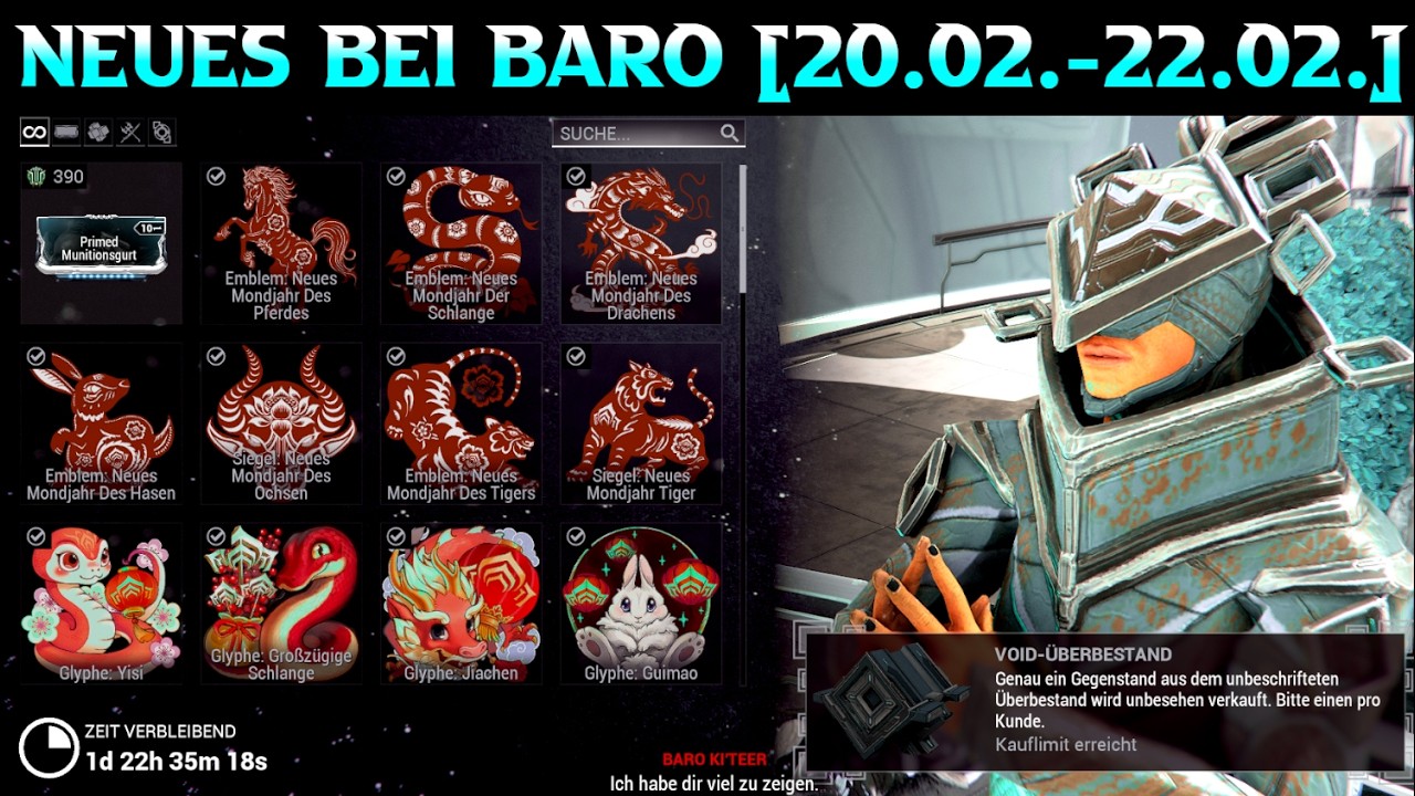 Neuer Primed Mod & mehr | Neues bei Baro Ki'teer | #warframe #neuesbeibaro