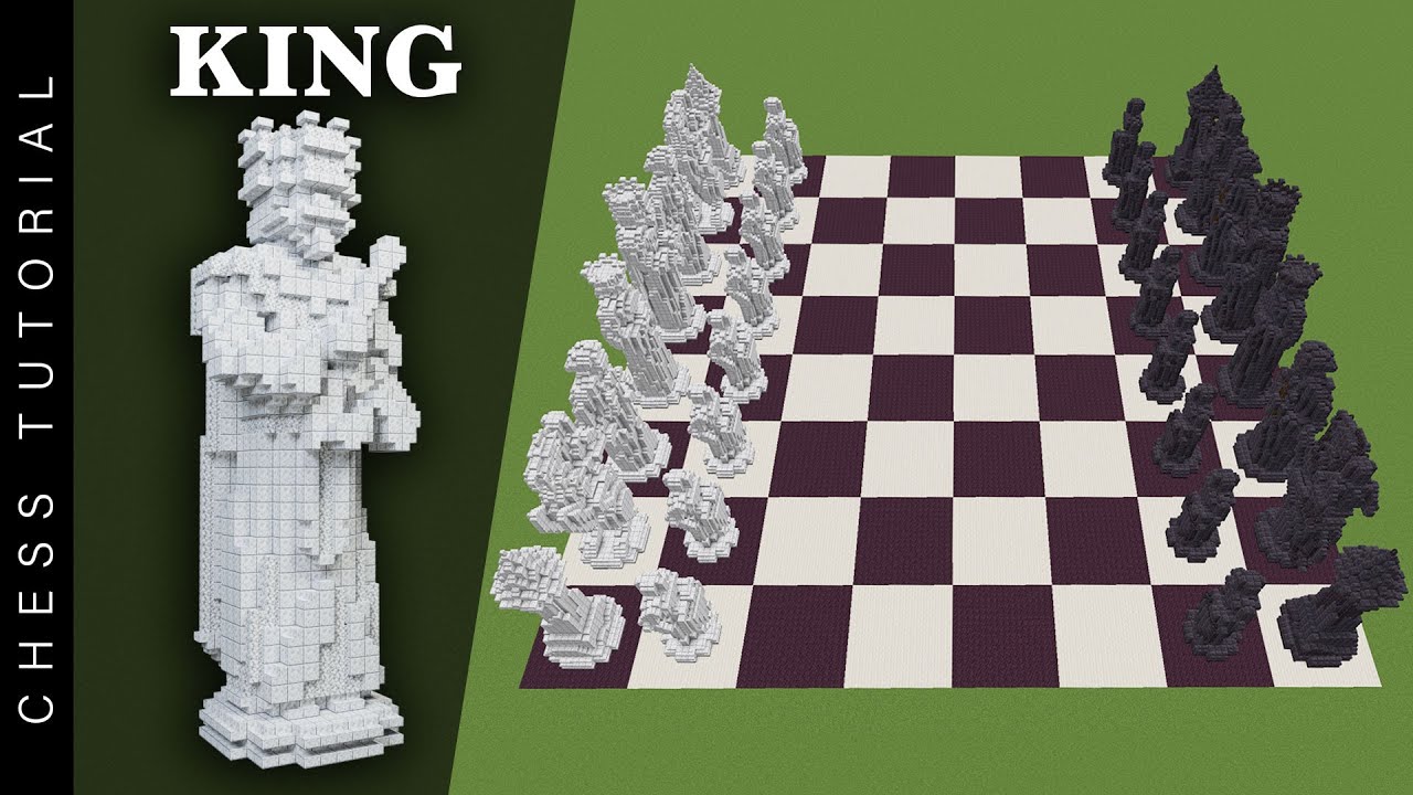 How to Build a King | Minecraft Chess Tutorial