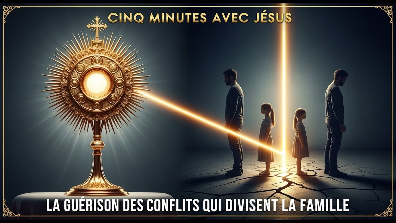 Cinq Minutes avec Jésus au Saint-Sacrement : La Guérison des Conflits qui Divisent la Famille