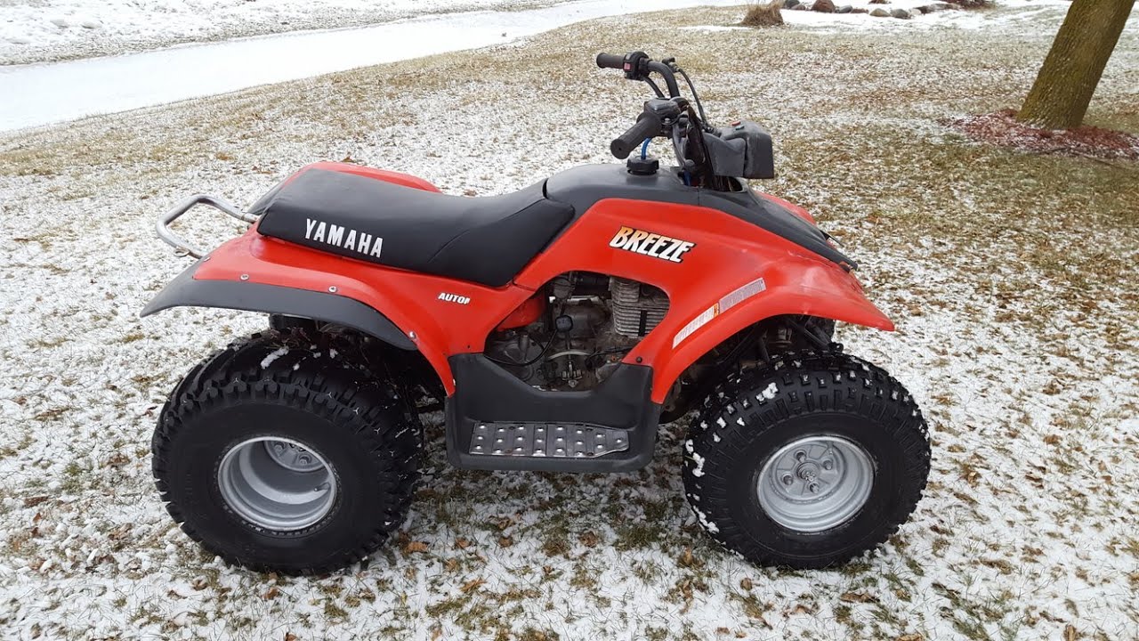 Snow Drifting The Mini Quad!!! $100 Abandoned Yamaha Breeze (Part 4)