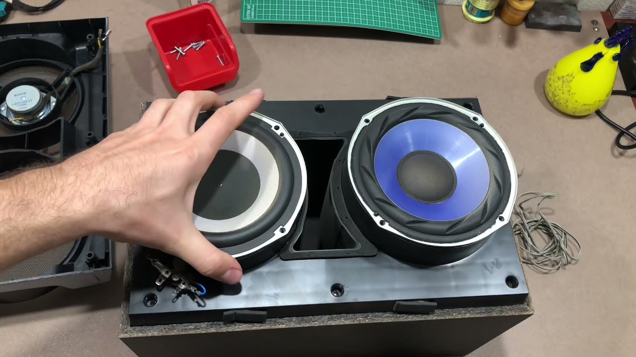 SONY SS-RG555 TEST DISASSEMBLY