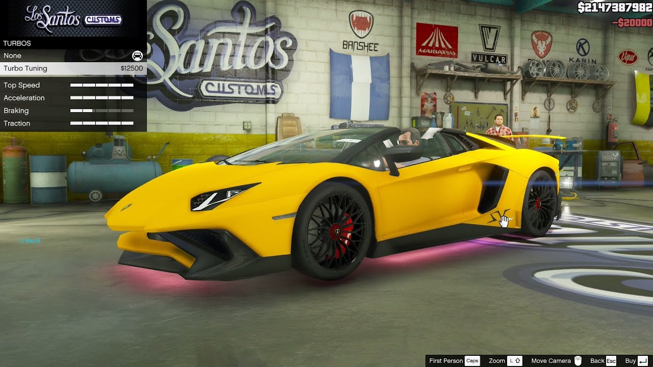 GTA 5 - Độ siêu xe Lamborghini Aventador SV giá 39 tỷ tại Việt Nam