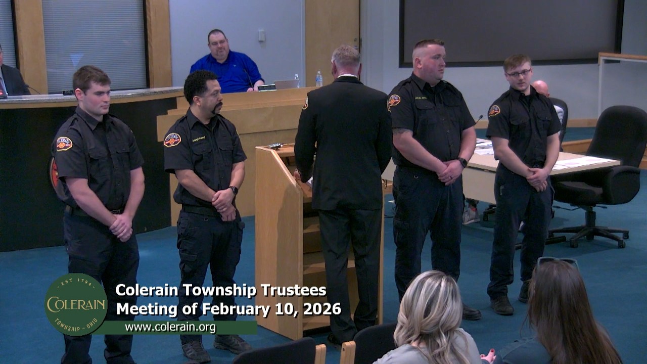 Colerain Township C.I.C. and Trustees Meeting of February 10, 2026