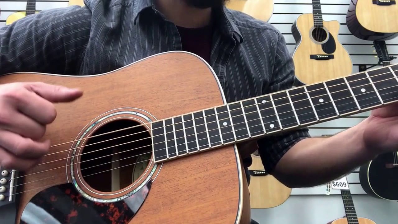 Larrivee D-03 Mahogany demo