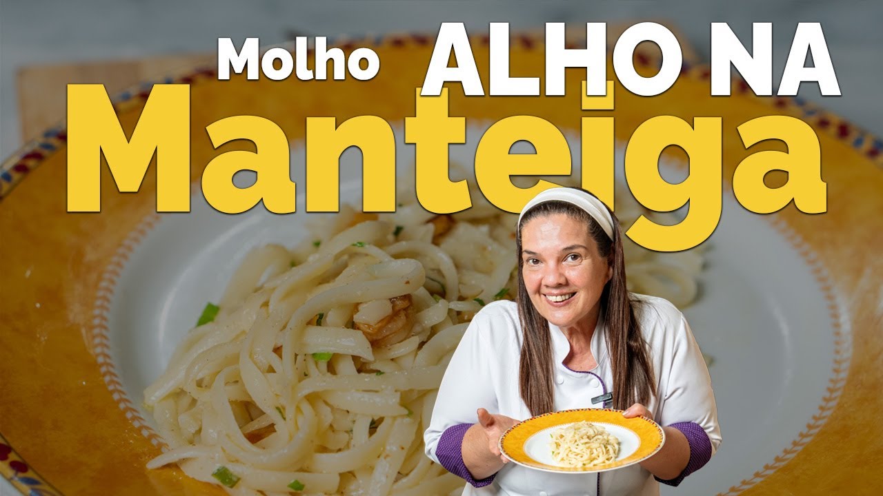 Receita de MOLHO DE ALHO NA MANTEIGA para Macarrão