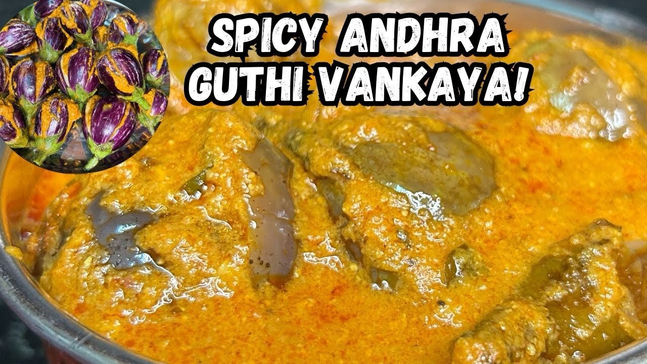 Authentic Andhra Guthi Vankaya Curry😋 | Must-Try Brinjal Masala | Hot, Spicy & Irresistible!