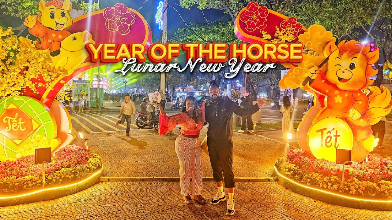 The City Was Litty 🔥 (Literally) | Celebrating the Lunar New Year in Da Nang Vietnam 🇻🇳