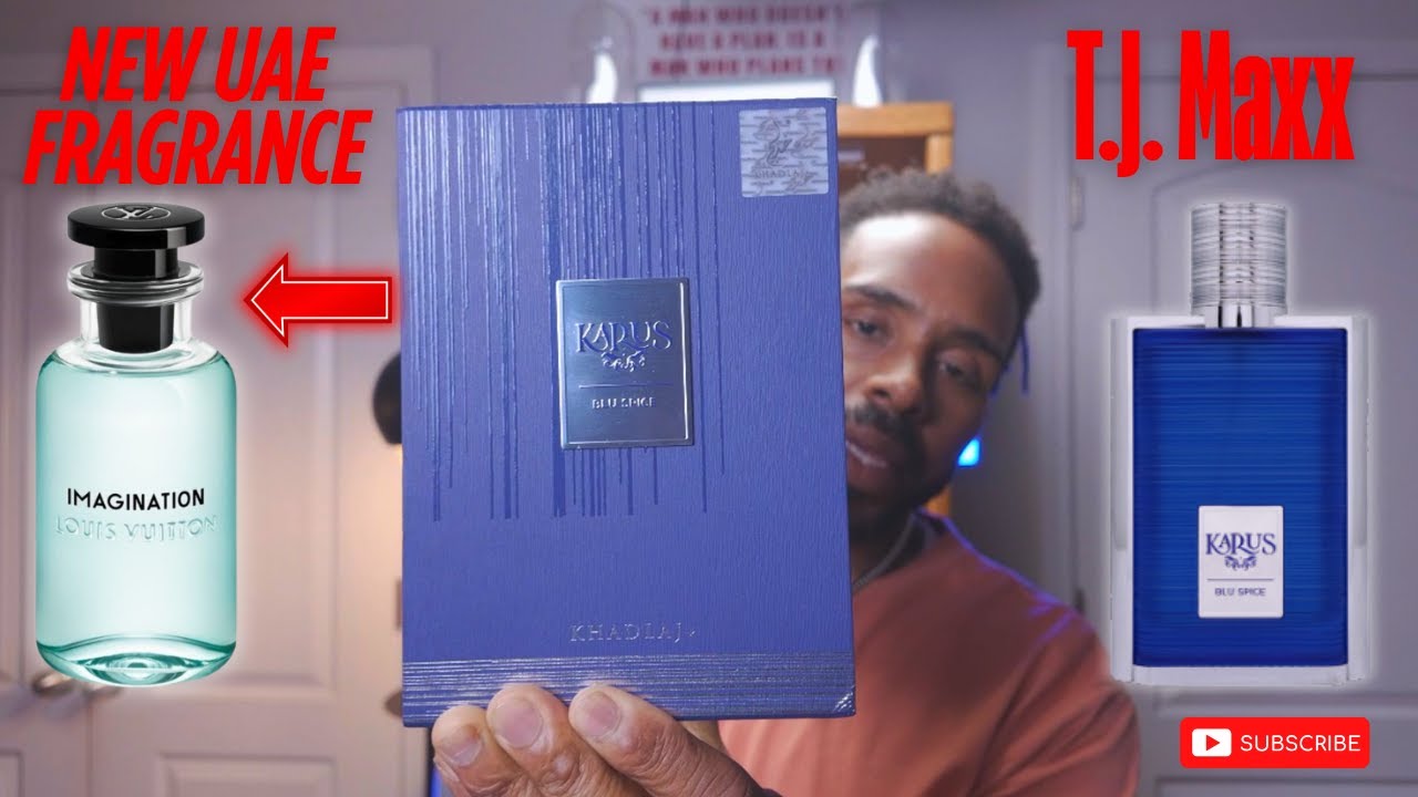New UAE fragrance found at TJ Maxx | KHADLAJ Karus Blu Spice