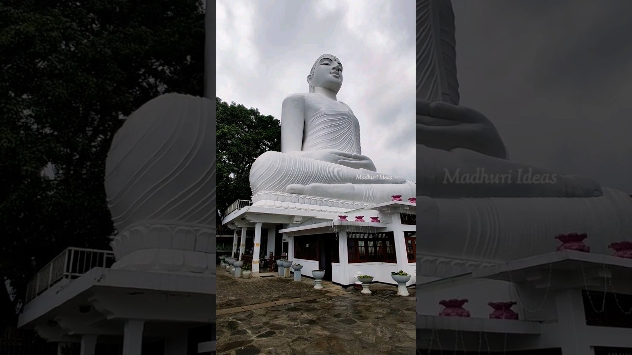 Sri Maha Bodhi Viharaya AKA Bahirawakanda Temple - srilanka - Kandy - Visit Vihara Buddha Statue
