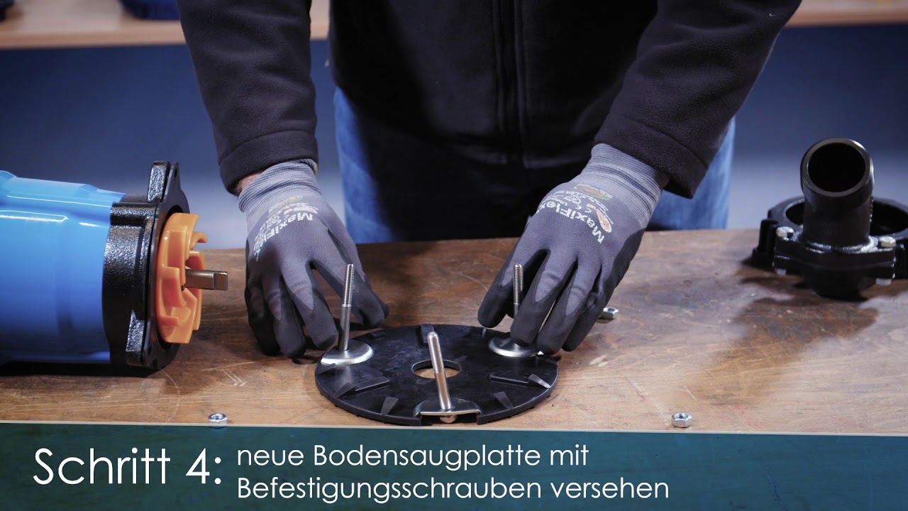 Tsurumi Pumpen - Bodensaugplatte nachrüsten