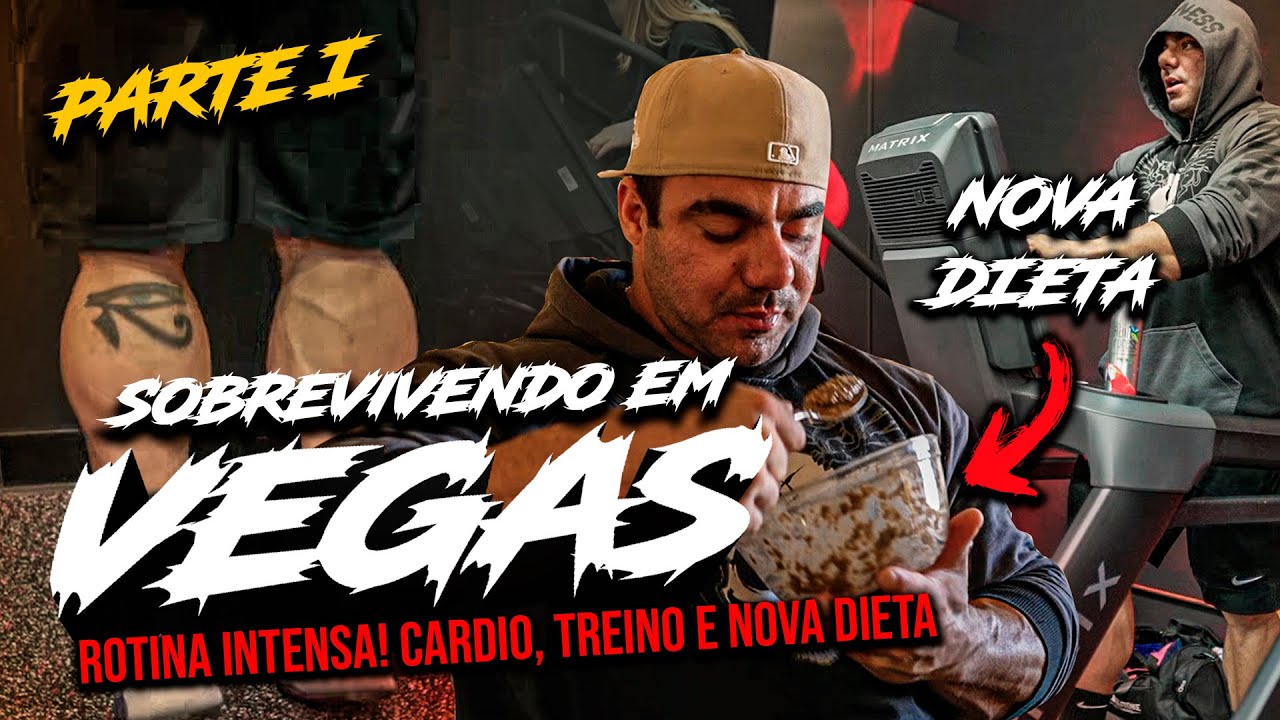 ROTINA EM VEGAS | PART 1 | CARDIO, PANTURRILHAS E PÓS TREINO | RAFAEL BRANDÃO