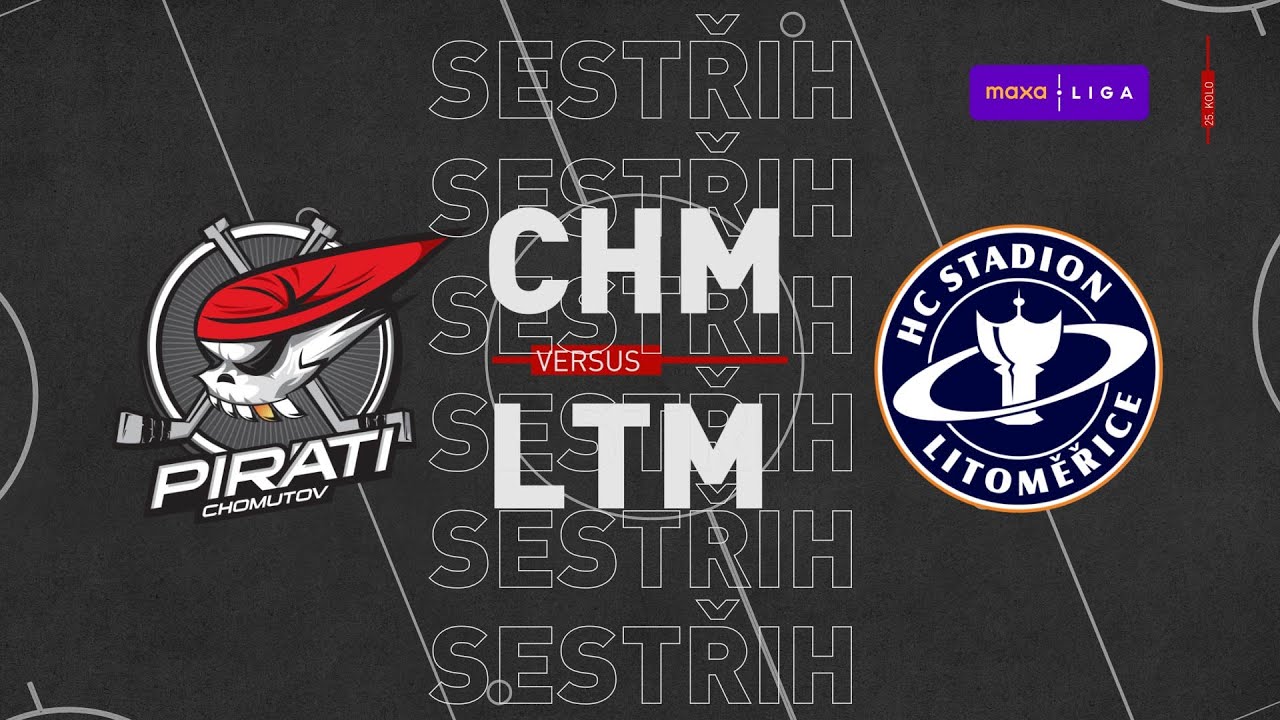 SESTŘIH 25. kolo Maxa liga: Piráti Chomutov - HC Stadion Litoměřice 1:4