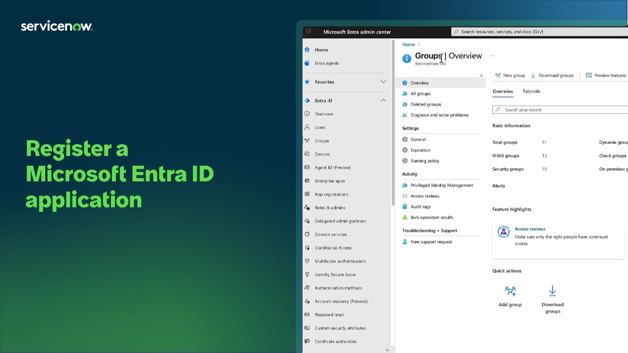 Зарегистрируйте приложение Microsoft Entra ID