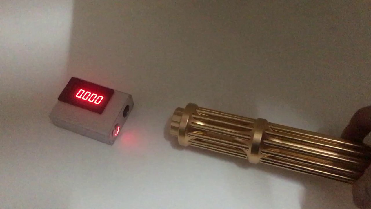 Gatling Stretch Laser Pointer Power Test