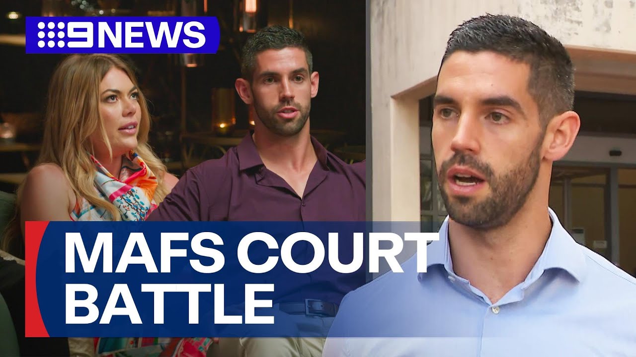 MAFS groom Ryan wants protection from screen wife Jacqui | 9 News Australia
