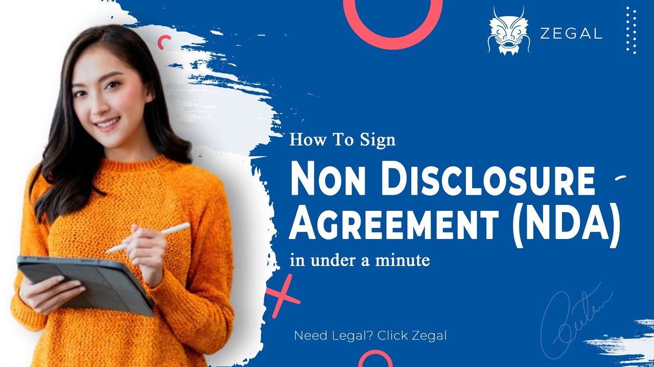 How to Create and Sign an NDA in Under a Minute with Zegal