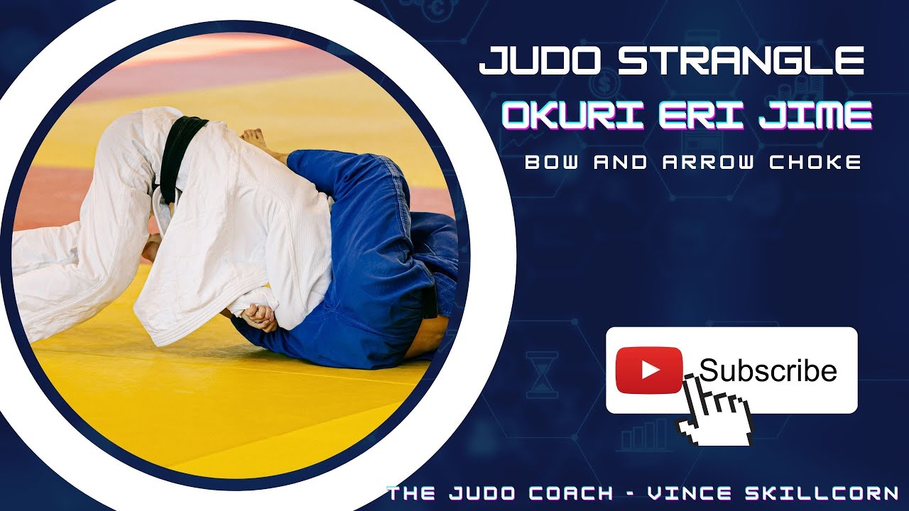 Learn Judo Strangle - Okuri Eri Jime - Bow and Arrow Choke