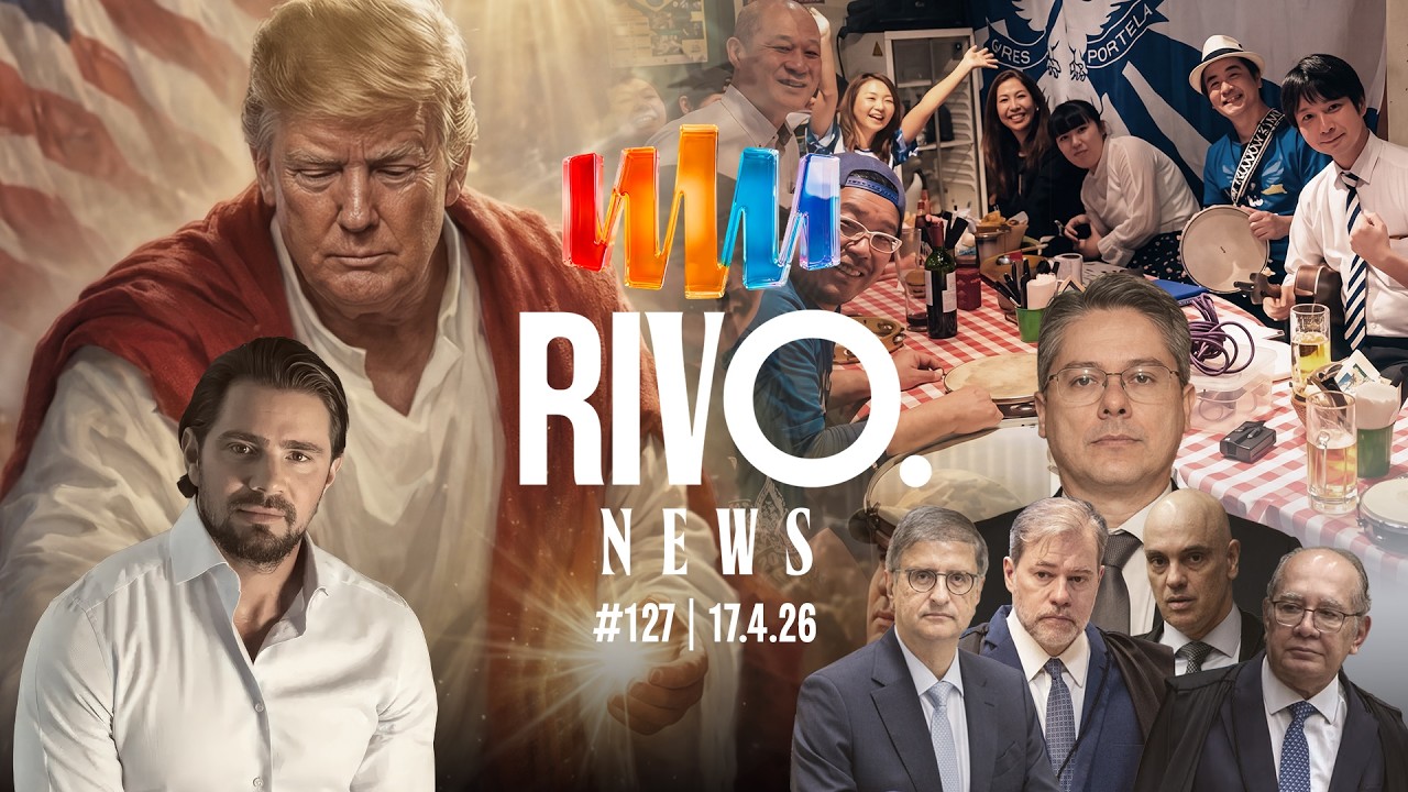 RELAT&Oacute;RIO-BOMBA, VORCARO NEGOCIA DELA&Ccedil;&Atilde;O, TRUMP x PAPA E PORTELA JAPONESA | RivoNews #127 - 17/04