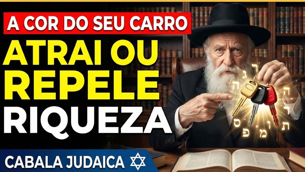 🔴A cor do seu carro pode ATRAIR ou REPELIR riqueza — Confira AGORA | Cabala Judaica