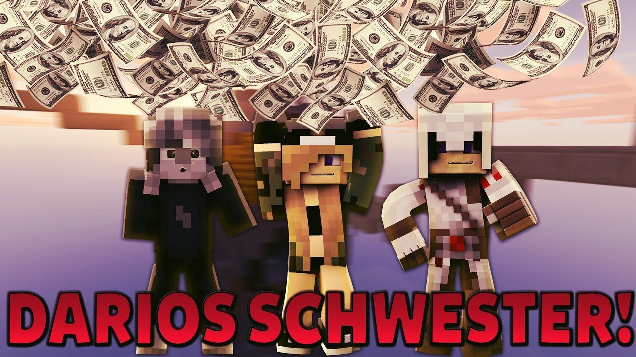 MELANIE, die SCHWESTER von BYQUADRIX, st&uuml;rmt die Aufnahme! Lustige Bedwars Runden! | Lumpi ByQuadrix