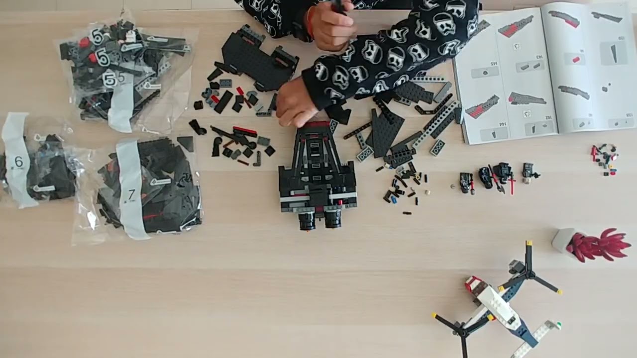 Star Wars Kylo Ren's shuttle set 75256 -Timelapse