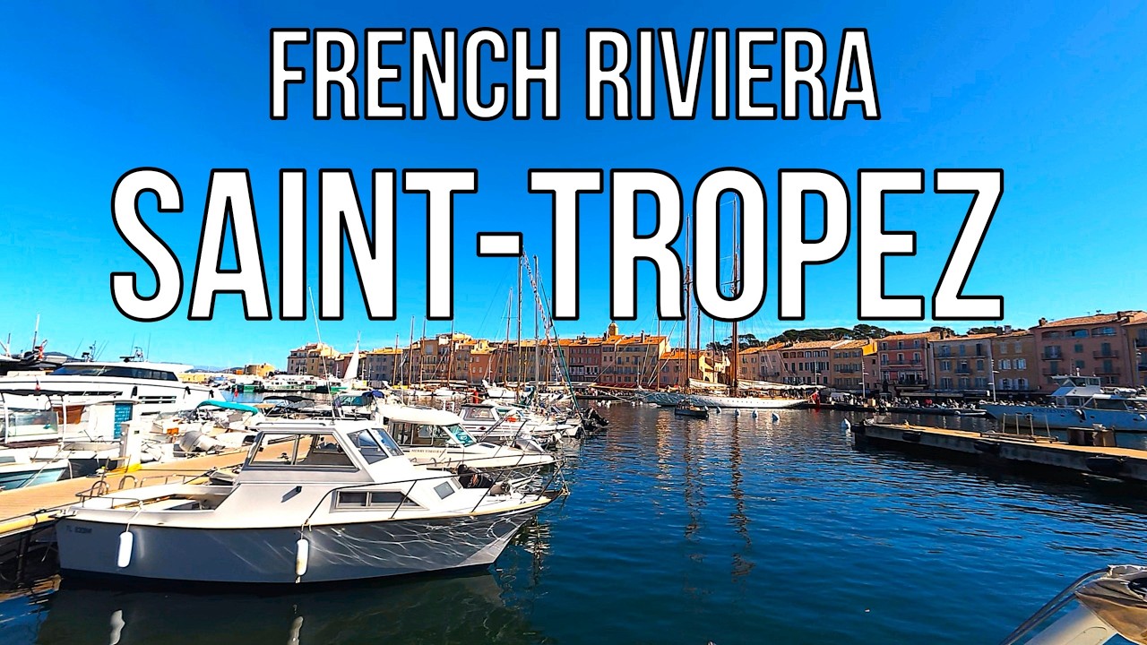 🇫🇷 Francja - Zwiedzanie Saint - Tropez. Lazurowe Wybrzeże. Pogoda w Październiku. Co zobaczyć