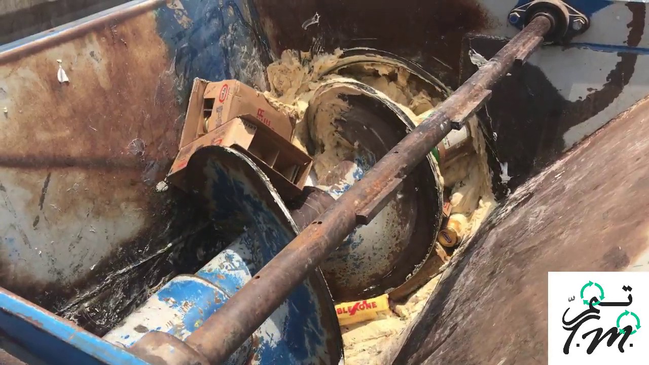 Expired Food Goods Destruction Screw Compactor