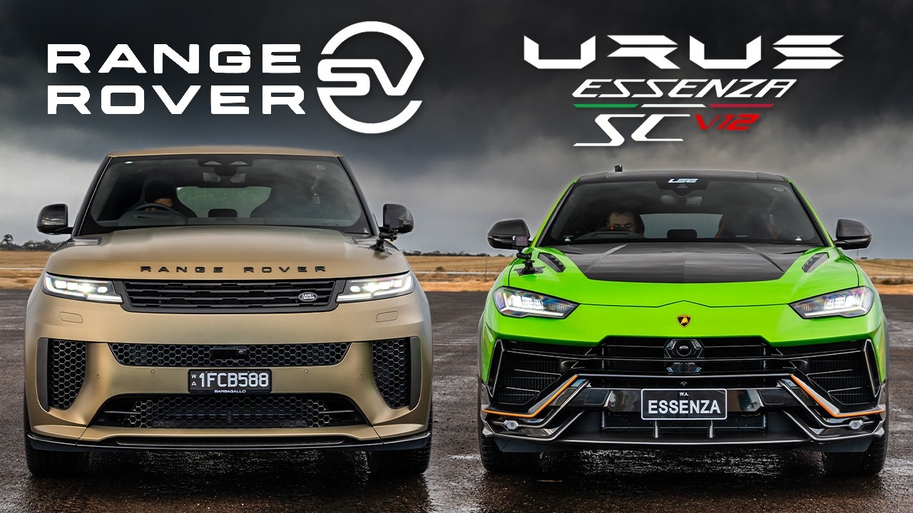 Range Rover Sport SV против Lamborghini Urus Performante SCV12: DRAG RACE