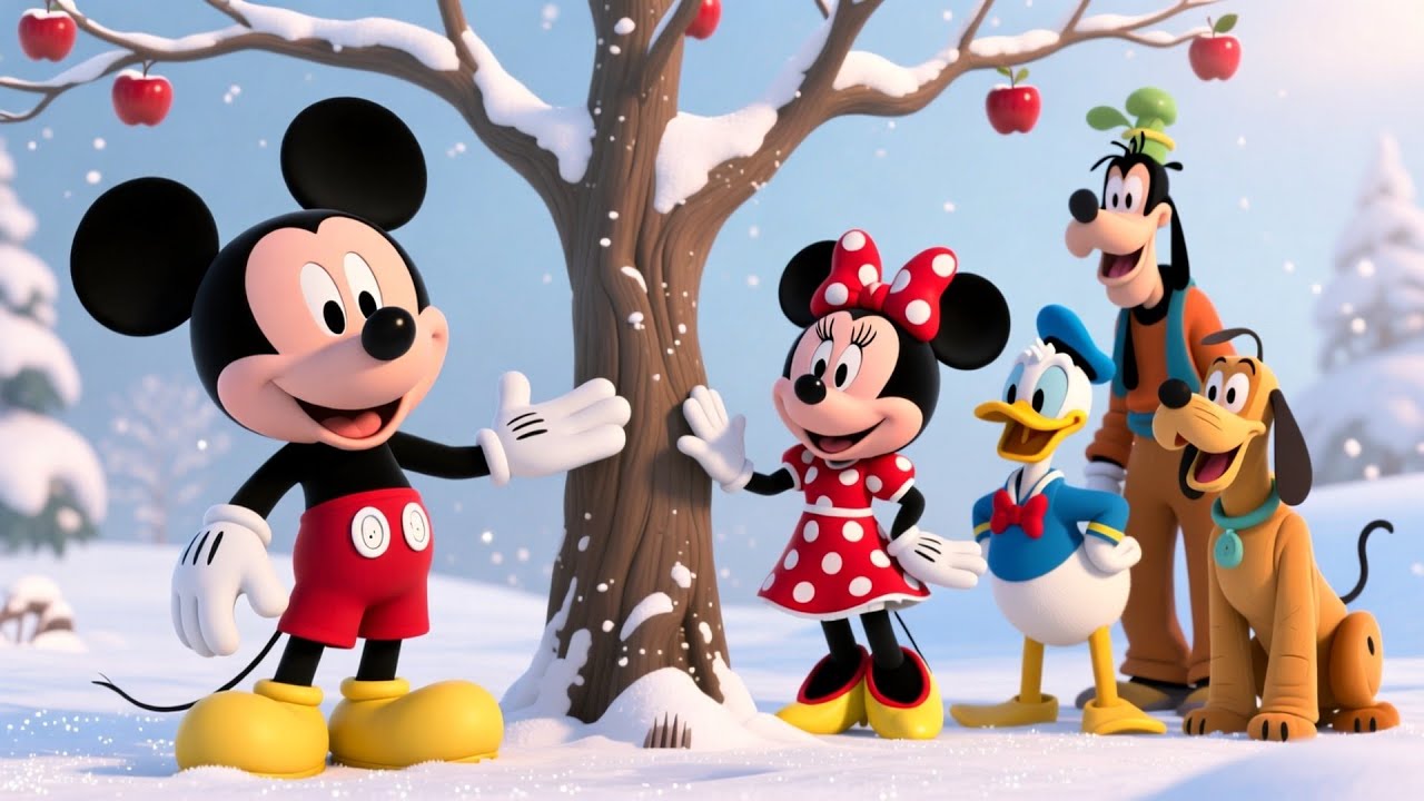 🐭🍎 Mickey Mouse and Friends Save the Snow Apple Tree ❄️ | Fun Winter Cartoon for Kids 