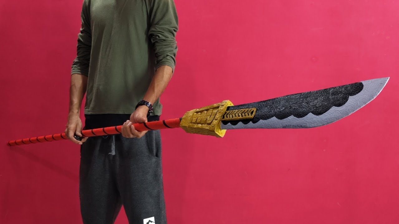 Making One Piece Whitebeard Sword (Murakumogiri) Out Of Cardboard