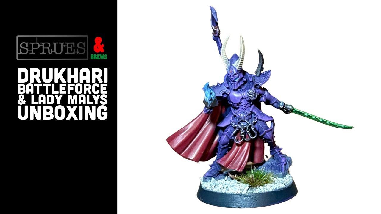 Распаковка Drukhari Battleforce (New Archon) и Lady Malys | Warhammer 40K