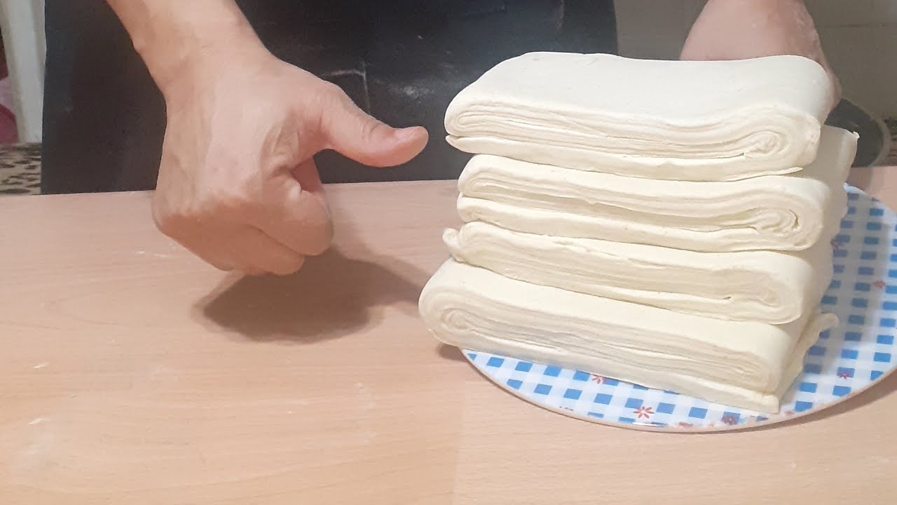 العجينة المورقة لمملحاتكم الرمضانية خطوة بخطوة معاكم. كمشروع مربح لبنات 🇩🇿🇩🇿