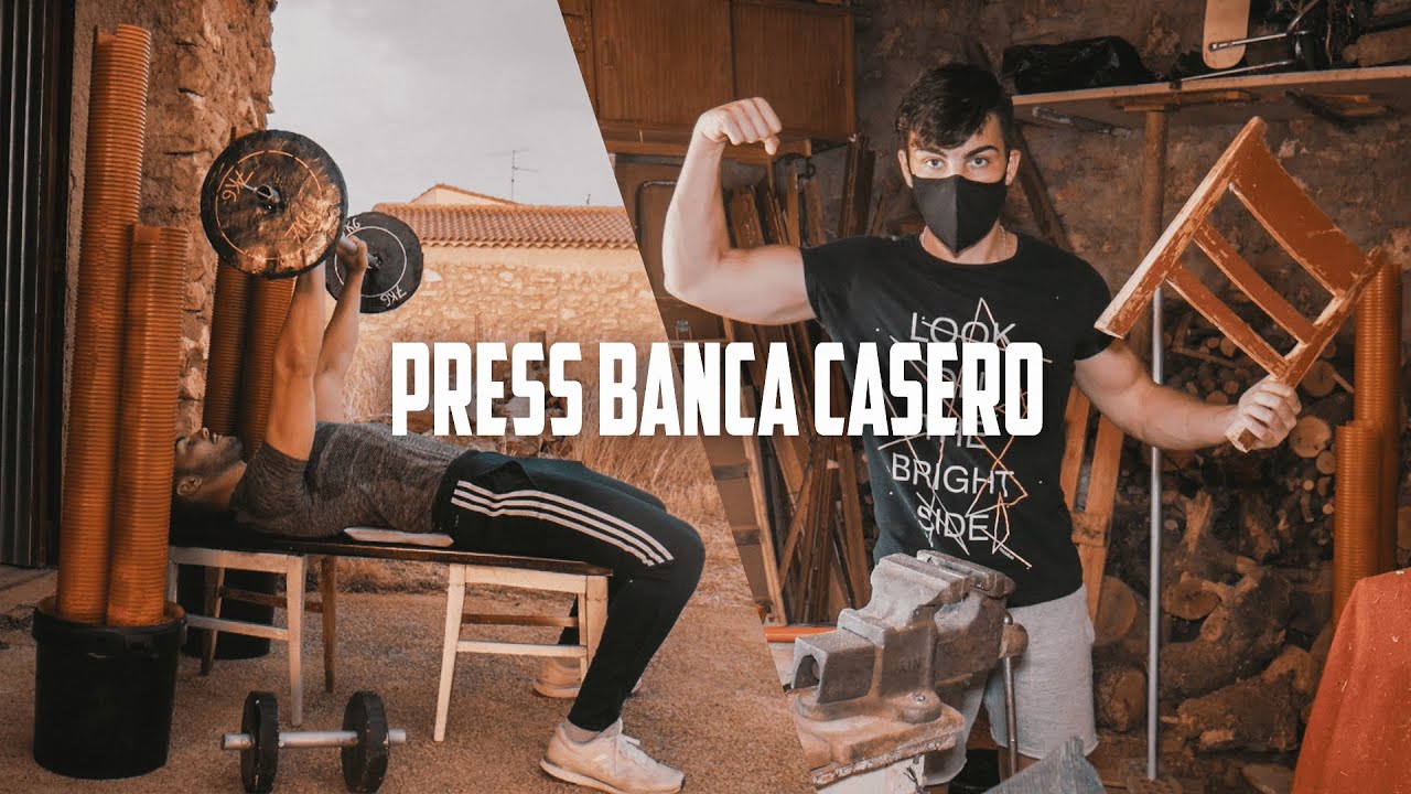 CONSTRUYO MI PROPIO GIMNASIO POR 0€ [Press banca casero] #3 ♻️