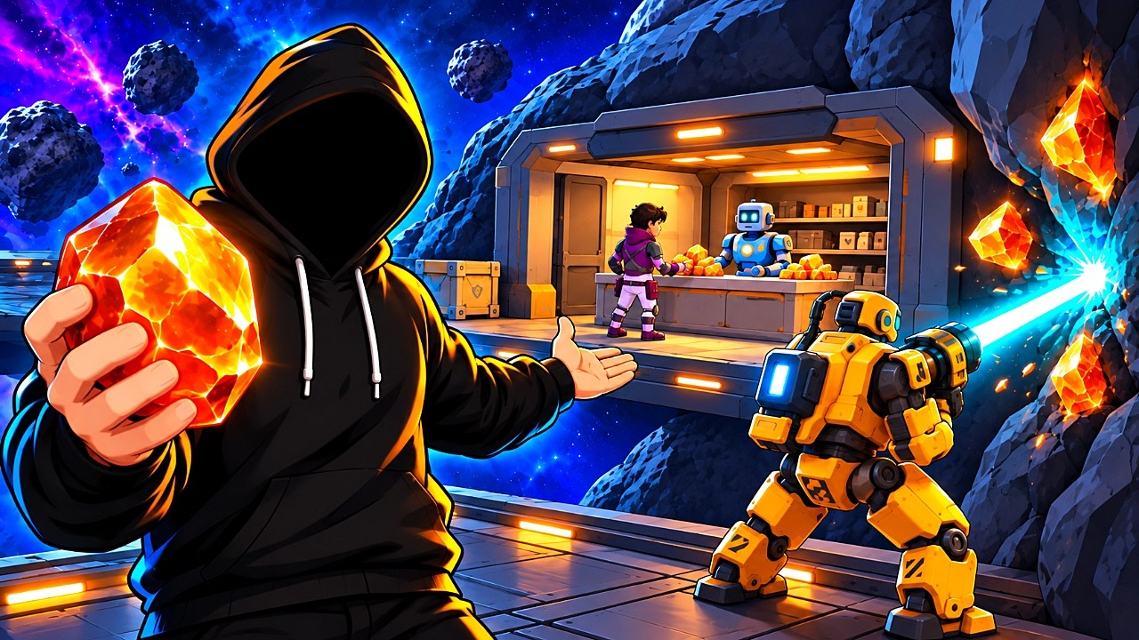Super ADDICTIVE Asteroid Mining & Shop Simulator &mdash; Astrocraft [First Look]