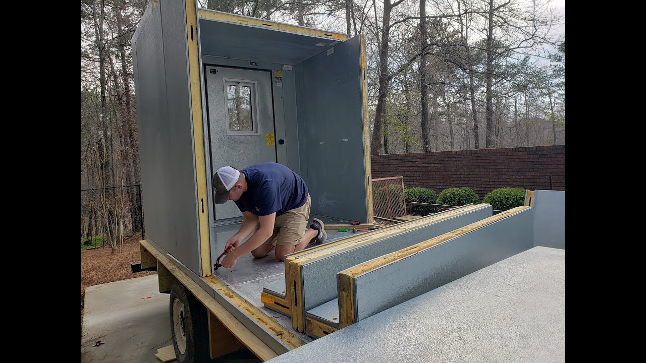 Mobile DIY Walk in Cooler build with JBOutdoors