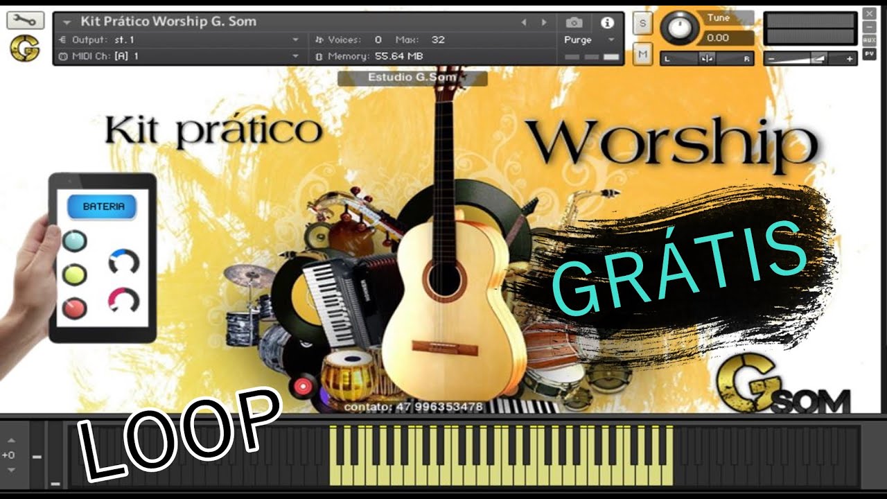 Loop Prático Worship kontakt GRÁTIS