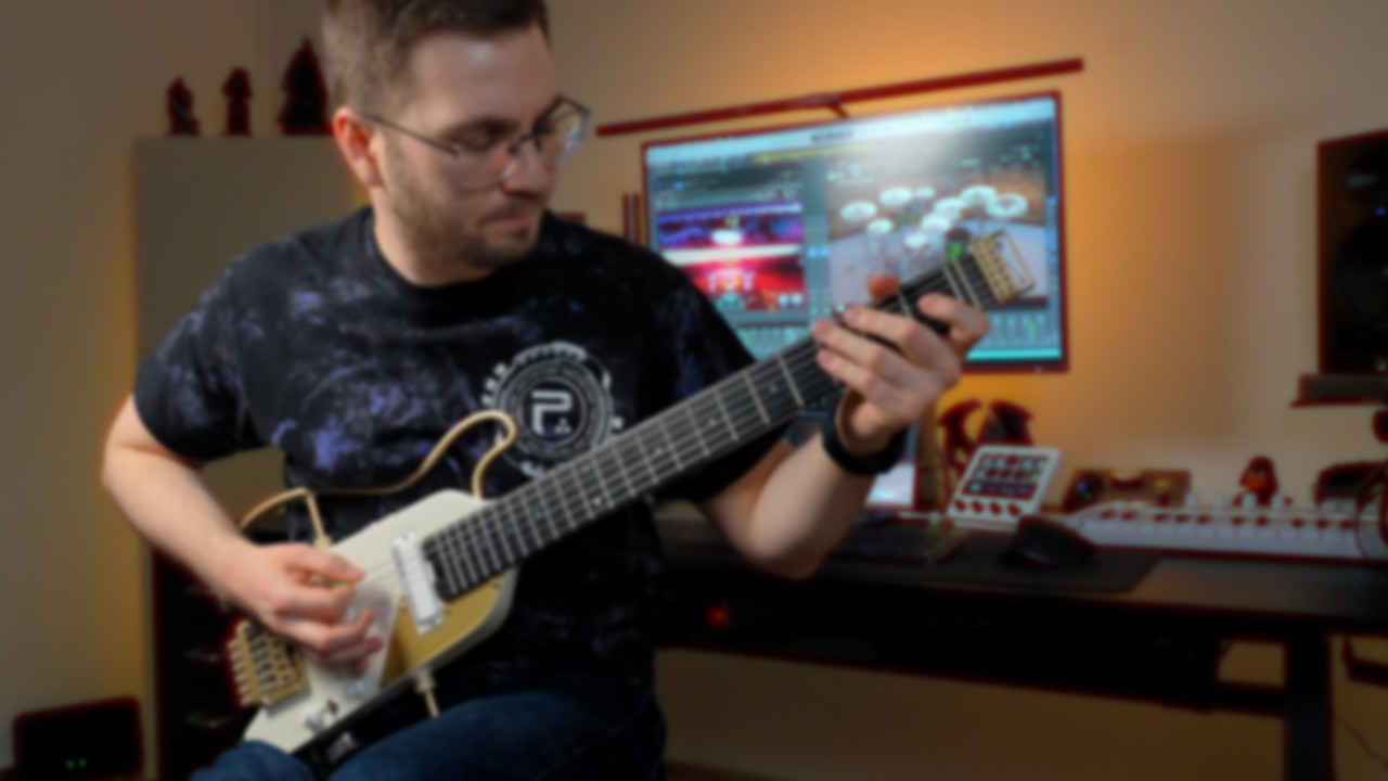 Modern Metal With Travel Guitar? | Donner Hush X Pro