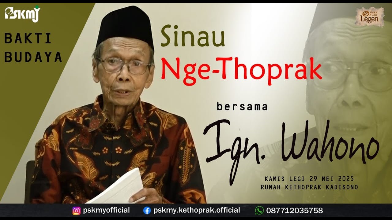 SINAU NGETHOPRAK BERSAMA IG WAHONO