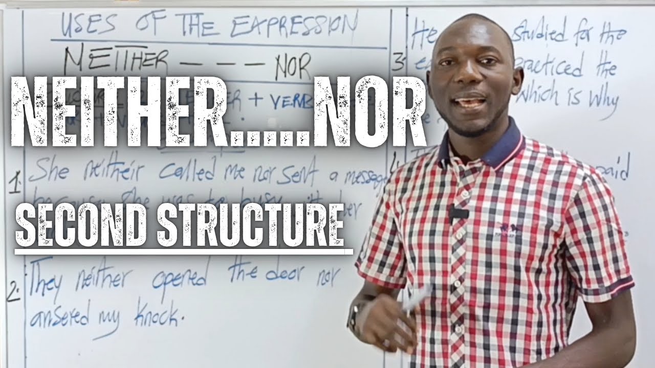 Neither…nor (Verb Form) | English for Beginners