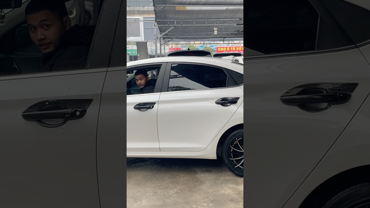 Chiếc xe sedan hạng B, Huyndai Accent 2021 m&agrave;u trắng trai đ&atilde; lăn b&aacute;nh về với chủ mới, ch&uacute;c chủ mới