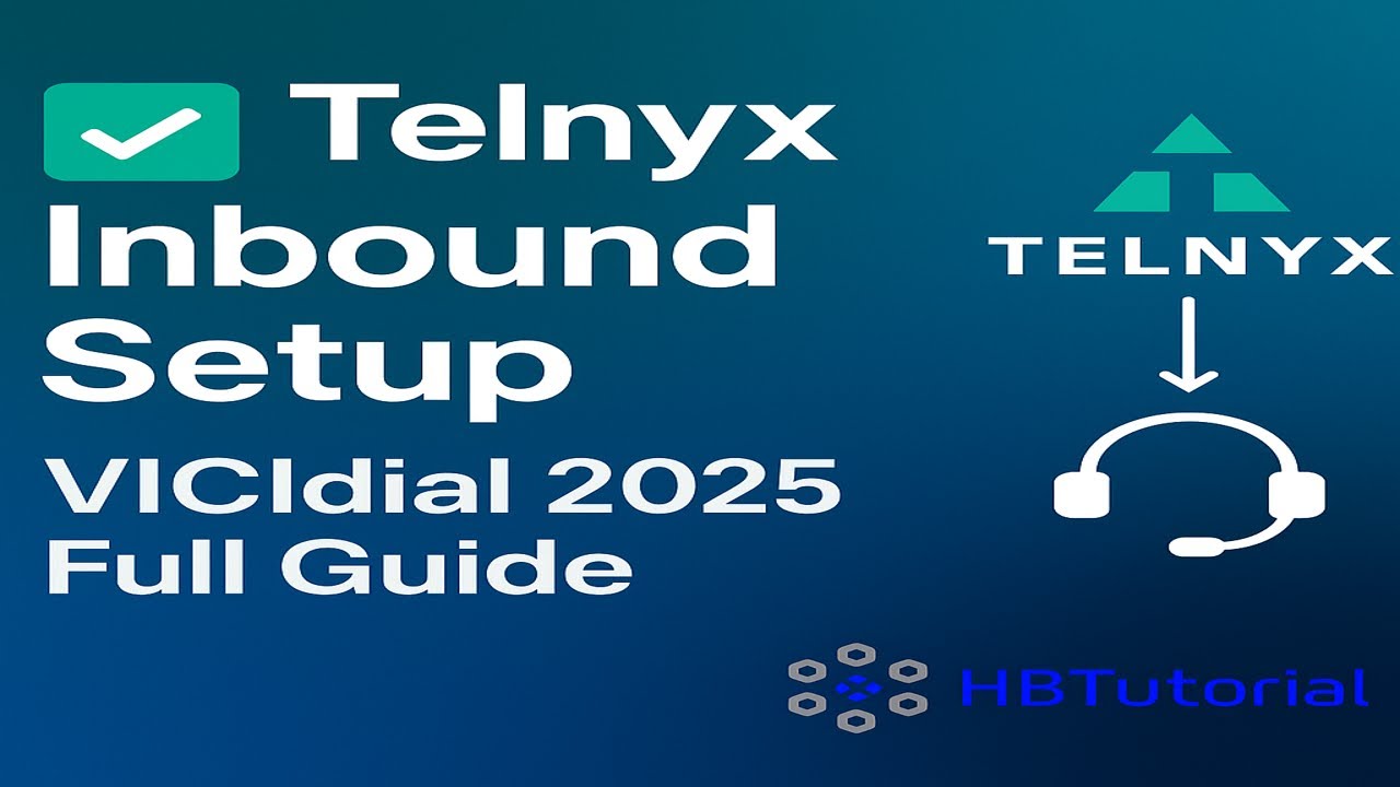 VICIdial Inbound DID Setup with Telnyx | Route Calls Like a Pro (2025 Full Guide)